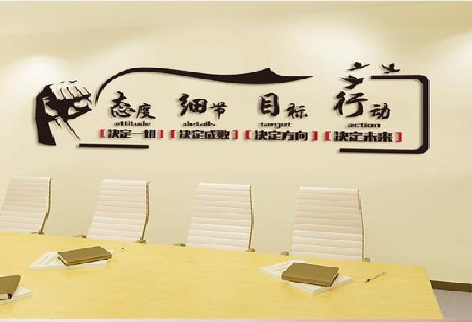 贵港企业文化墙主要展示什么？