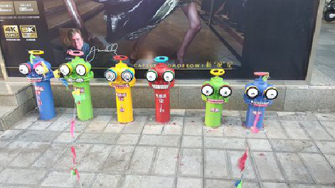 贵港商业区彩绘