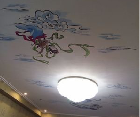 贵港如何快速绘制天花板上的手绘墙？